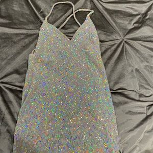 COPY - Time For A Party Mini Dress - Blush
